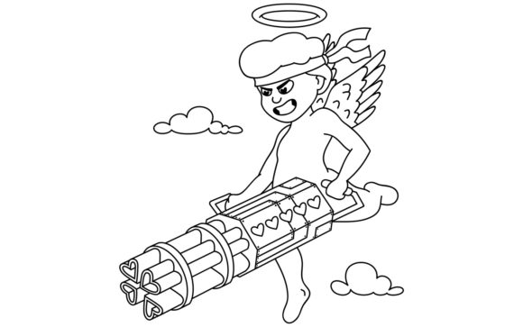 Download Cupid Line Art - Cupid Collection