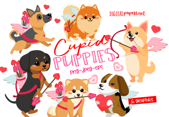 Download Valentine's Day - Cupid Puppies - Cupid Collection