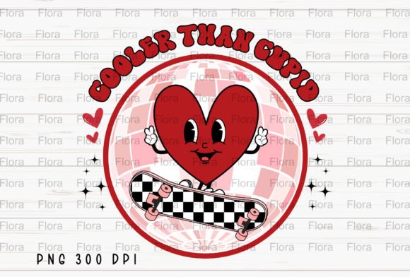 Download Cooler Than Cupid Retro Valentine PNG - Cupid Collection