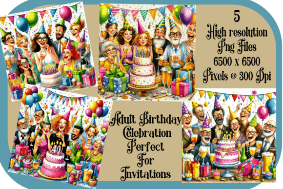 Download Joyful Birthday Celebration Set of 4 - Set Collection