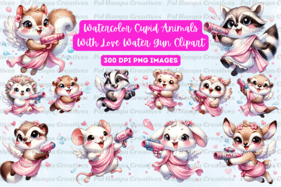 Download Cupid Animals with Love Water Gun - Cupid Collection