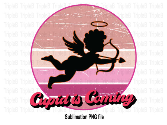 Download Cupid is Coming Valentine's Vintage - Cupid Collection