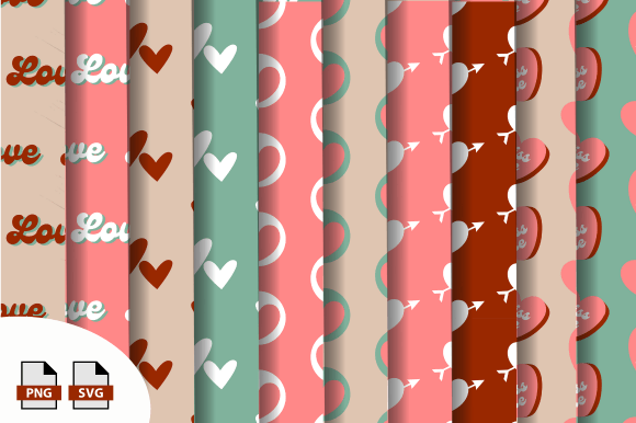 Download Vintage Love Paper Set - Set Collection