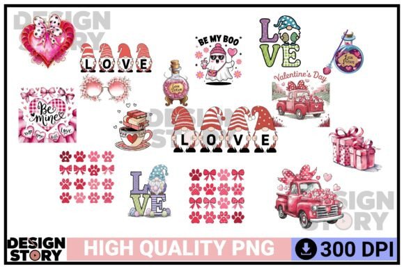 Download Cute Valentine Graphics Set - Set Collection