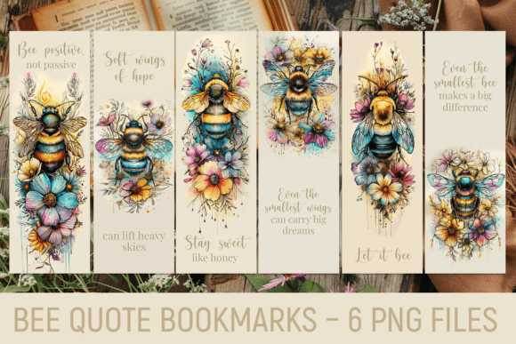 Download Bee Quote Bookmarks – Printable Set - Set Collection