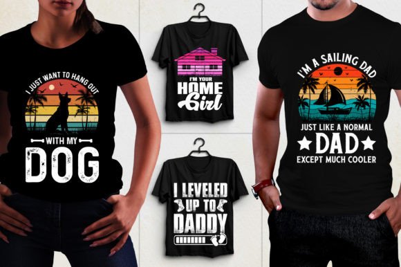 Download T-Shirt Design-Vintage Sunset - Set Collection